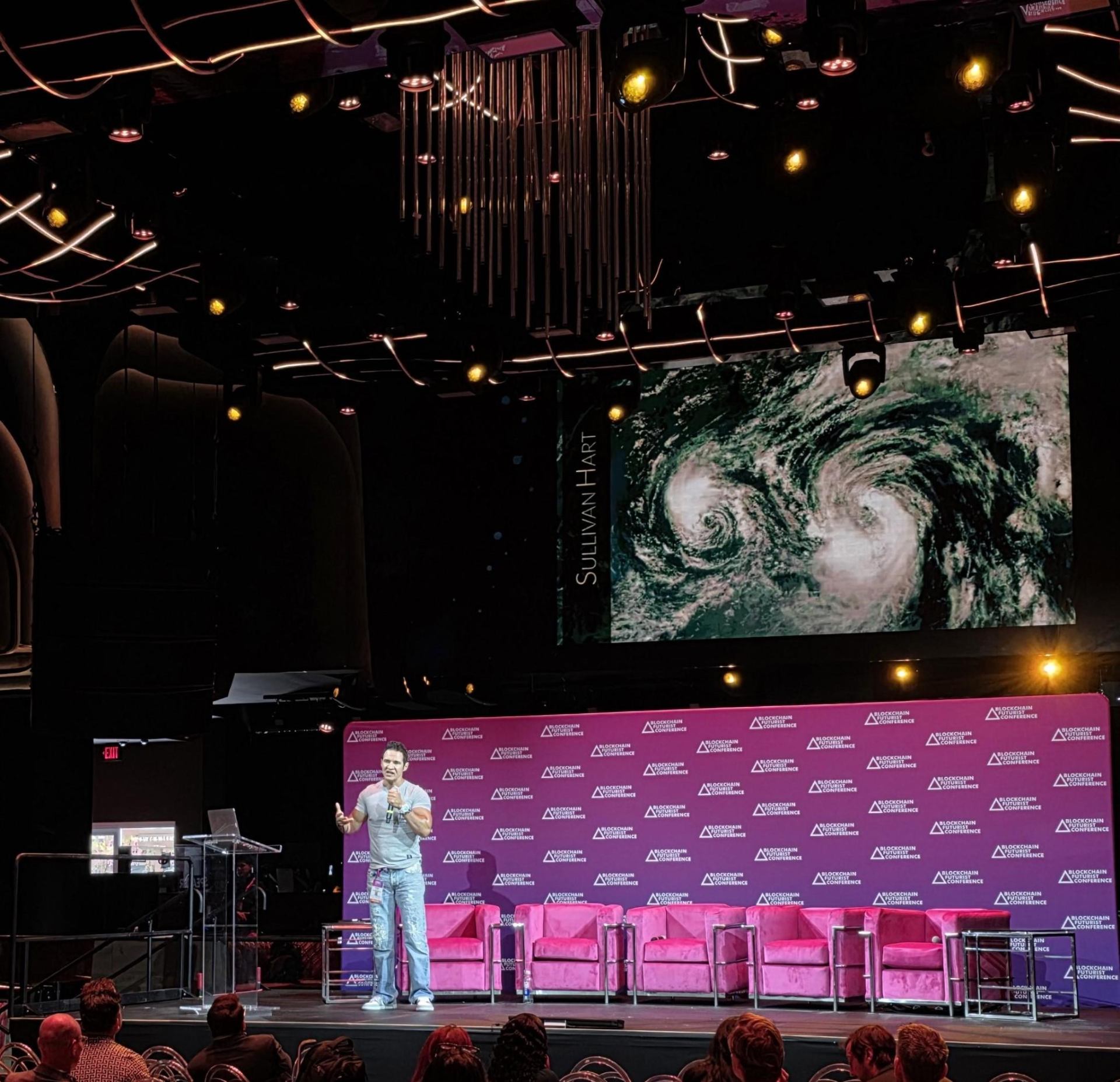 Peter von Irle speaking at Future Blockchain Conference